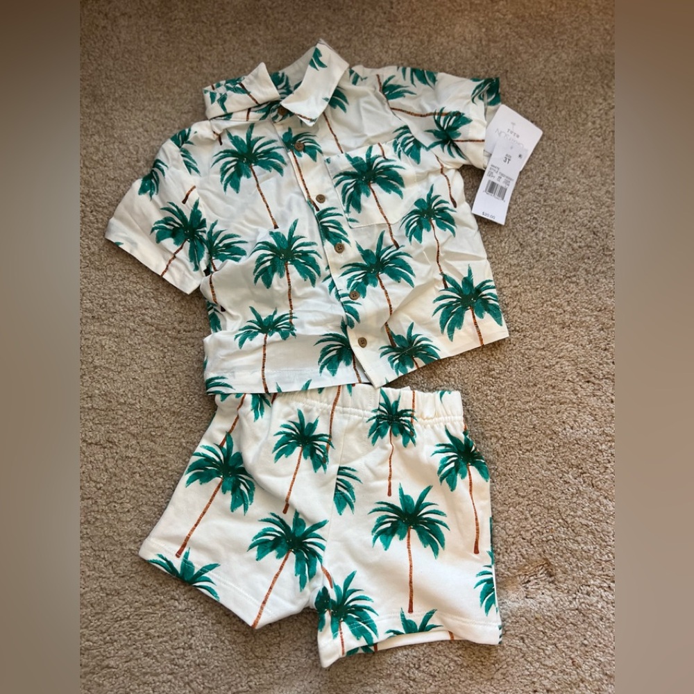 Kids Palm Tree Print Set